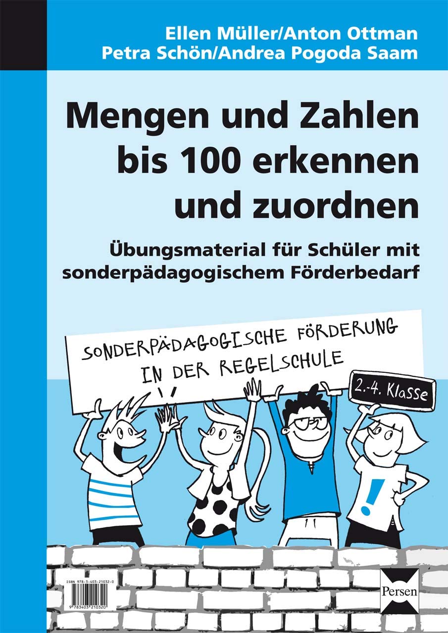 Mengen und Zahlen bis 100 erkennen und zuordnen: Übungsmaterial für Schüler mit sonder pädagogischem Förderbedarf (2. bis 4. Klasse) (Sonderpäd. Förderung in der Regelschule) Learning & Reference