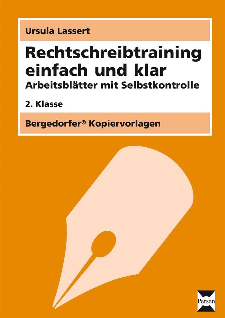 Product Image: Rechtschreibtraining einfach und klar - 2. Klasse