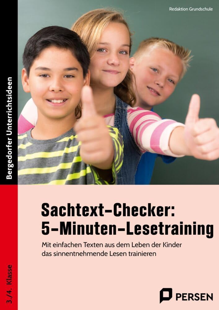 Sachtext-Checker: 5-Minuten-Lesetraining - GS Learning & Reference