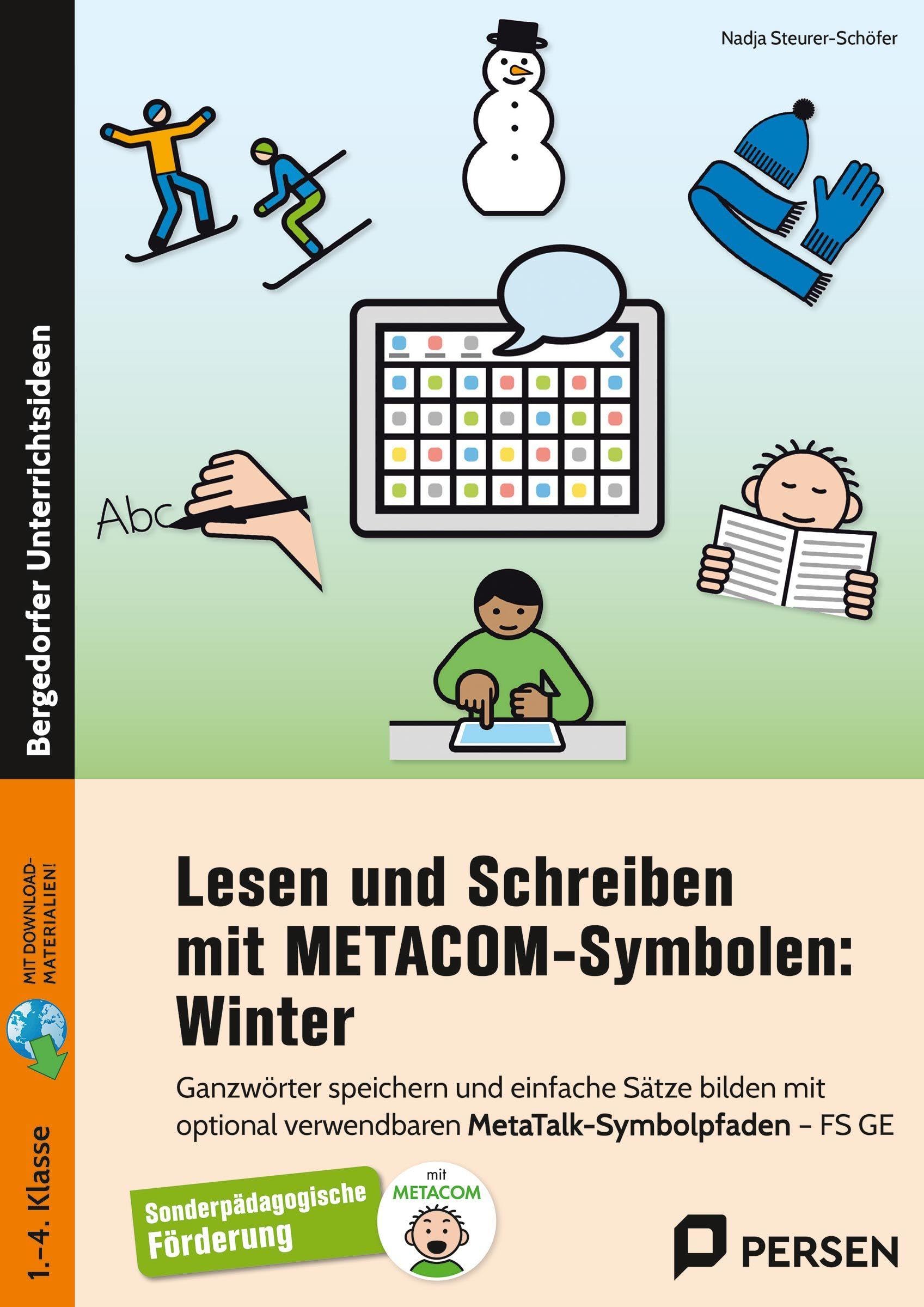 Lesen und Schreiben mit METACOM-Symbolen: Winter Learning & Reference