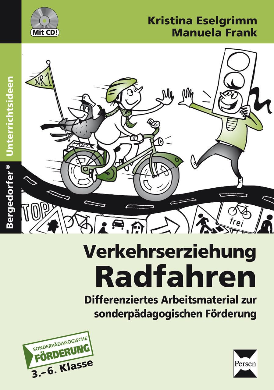 Verkehrserziehung: Radfahren: Differenziertes Arbeitsmaterial zur sonderpädagogischen Förderung (3. bis 6. Klasse) Study Guides