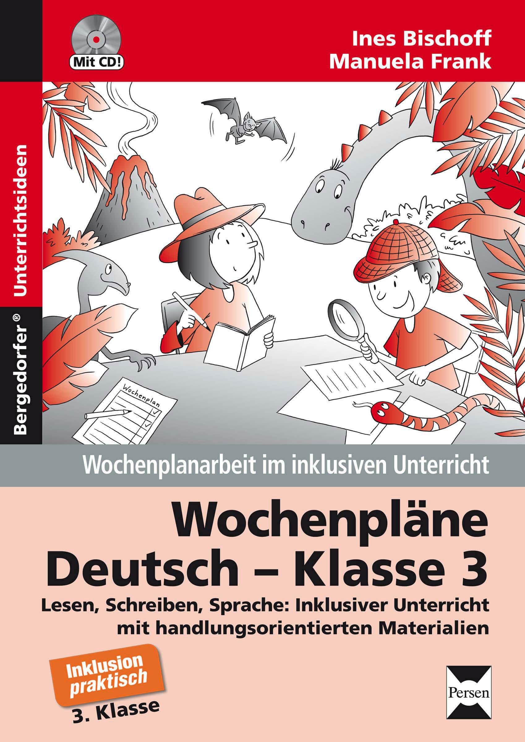 Wochenpläne Deutsch - Klasse 3: Lesen, Schreiben, Sprache: Inklusiver Unterricht mit handlungsorientierten Materialien (Wochenplanarbeit im inklusiven Unterricht) Professional & Reference Books