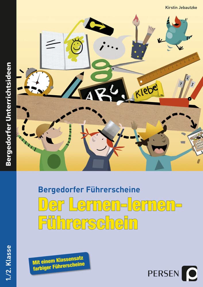 Der Lernen-lernen-Führerschein - 1./2. Klasse: Mit einem Klassensatz farbiger Führerscheine (Bergedorfer® Führerscheine) Education & Training