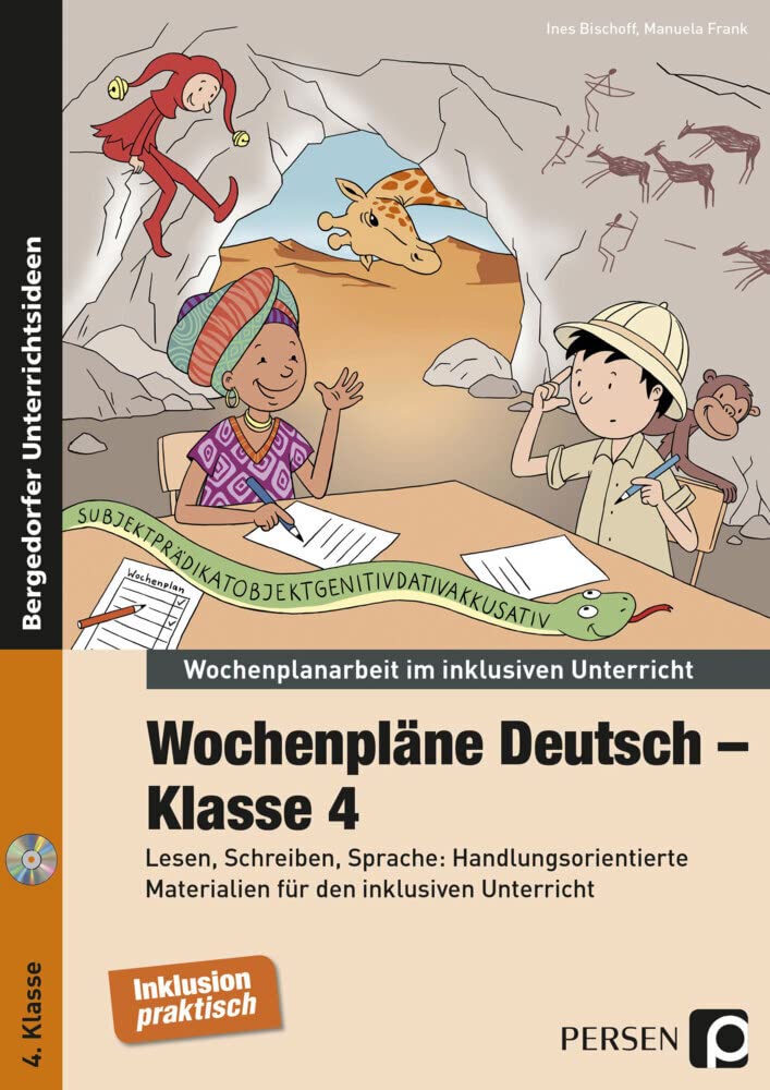 Wochenpläne Deutsch - Klasse 4: Lesen, Schreiben, Sprache: Handlungsorientierte Materialien für den inklusiven Unterricht (Wochenplanarbeit im inklusiven Unterricht) Learning & Reference