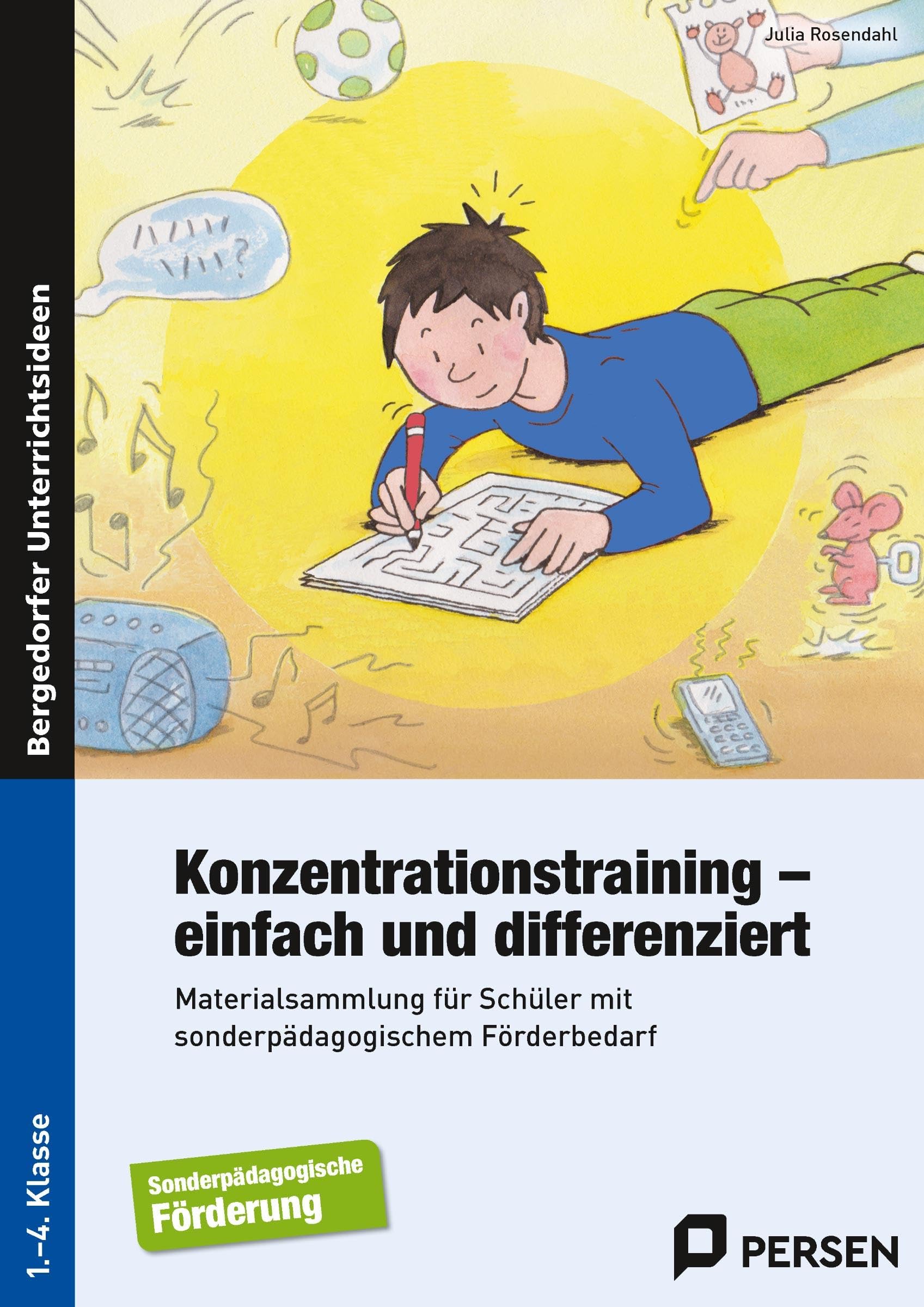 Konzentrationstraining - einfach und differenziert: Materialsammlung für Schülerinnen mit sonderpäd agogischem Förderbedarf (1. bis 4. Klasse): ... Förderbedarf (1. bis 4. Klasse) Learning & Reference