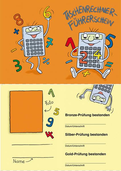 Taschenrechner - Klassensatz Führerscheine: 3./4. Klasse (Bergedorfer® Führerscheine) Learning & Reference