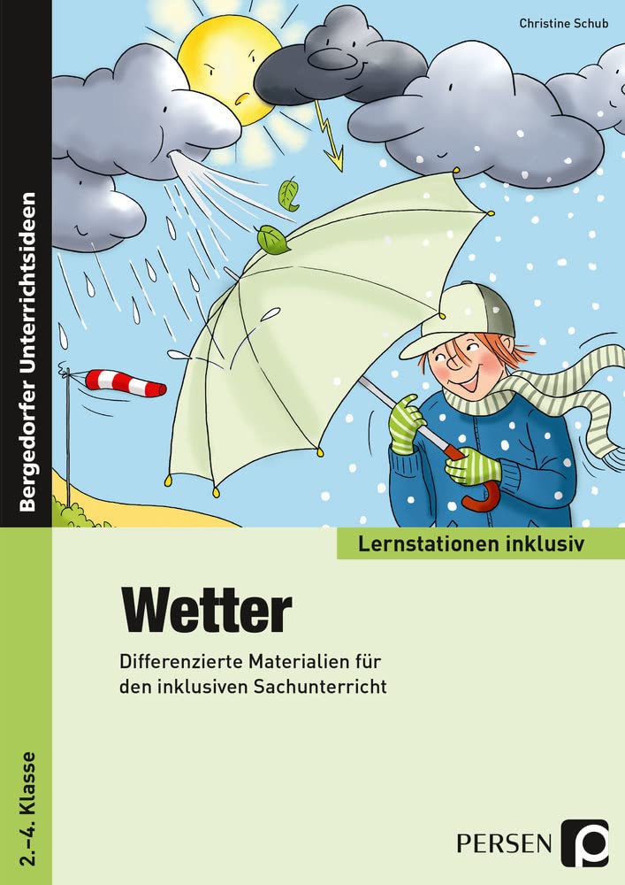 Wetter: Differenzierte Materialien für den inklusiven Sachunterricht (2. bis 4. Klasse) (Lernstationen inklusiv) Professional & Reference Books