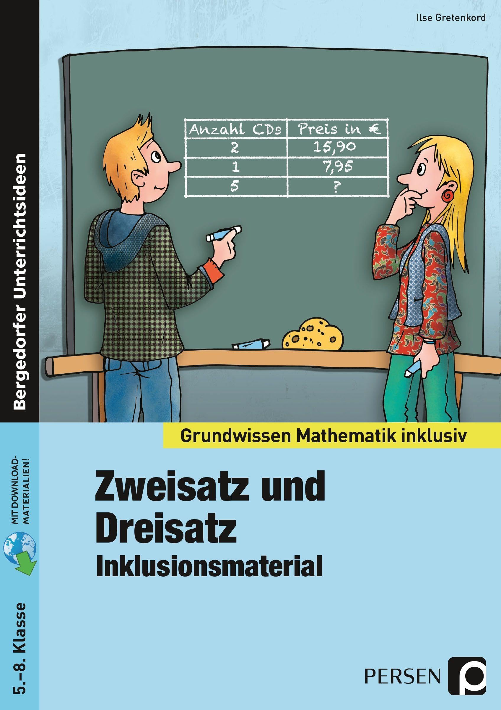 Zweisatz und Dreisatz - Inklusionsmaterial: (5. bis 8. Klasse) (Grundwissen) Professional & Reference Books