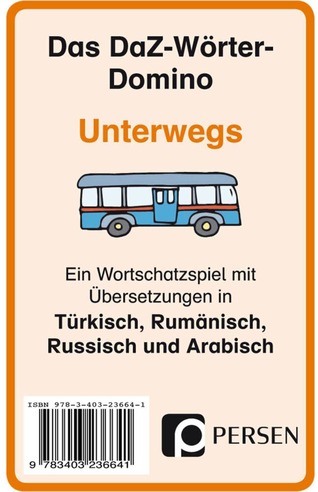 Das DaZ-Wörter-Domino: Unterwegs book