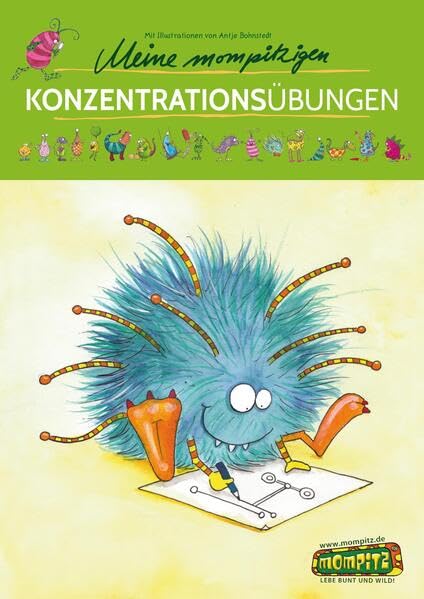 Meine mompitzigen Konzentrationsübungen: Motivierend bunte Übungen von einfach bis schwer (1. und 2. Klasse) Learning & Reference