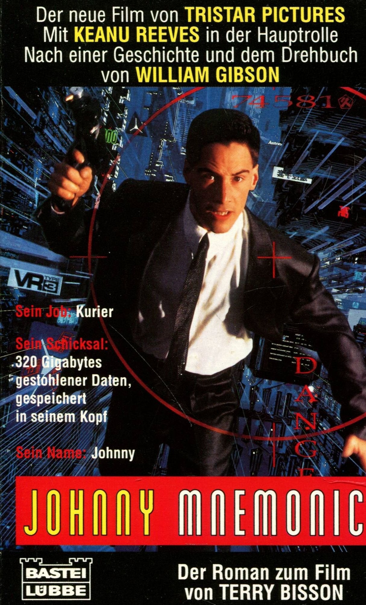 Johnny Mnemonic (Allgemeine Reihe. Bastei Lübbe Taschenbücher) Film, Art & Culture