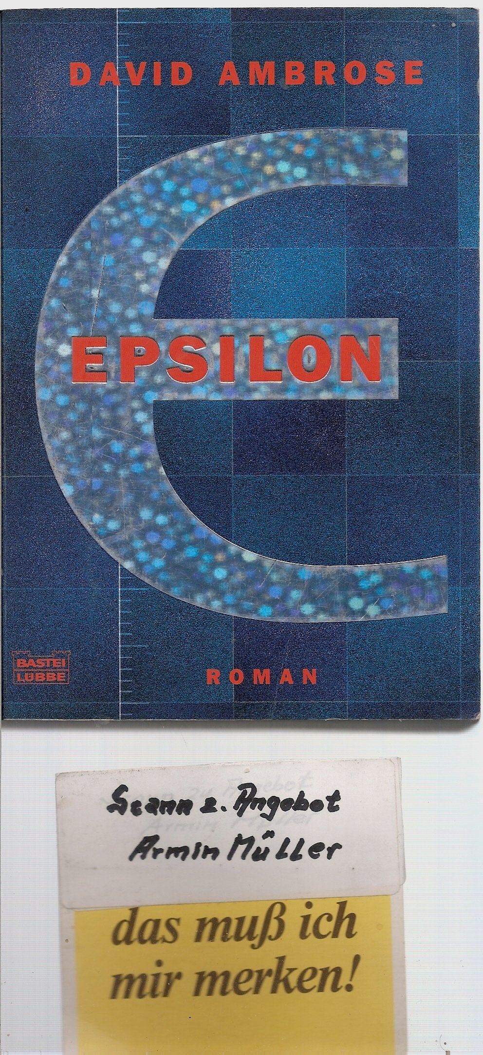 Epsilon (Allgemeine Reihe. Bastei Lübbe Taschenbücher) Crime & Thrillers