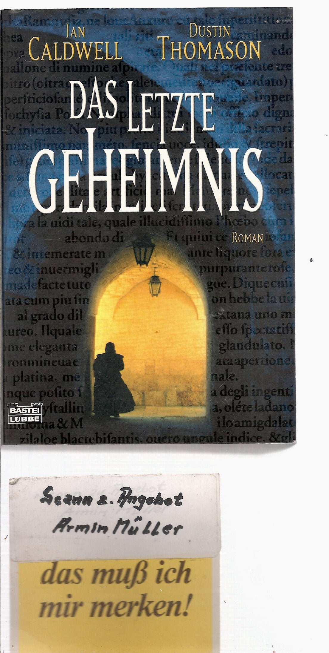 Das letzte Geheimnis (Allgemeine Reihe. Bastei Lübbe Taschenbücher) Contemporary literature