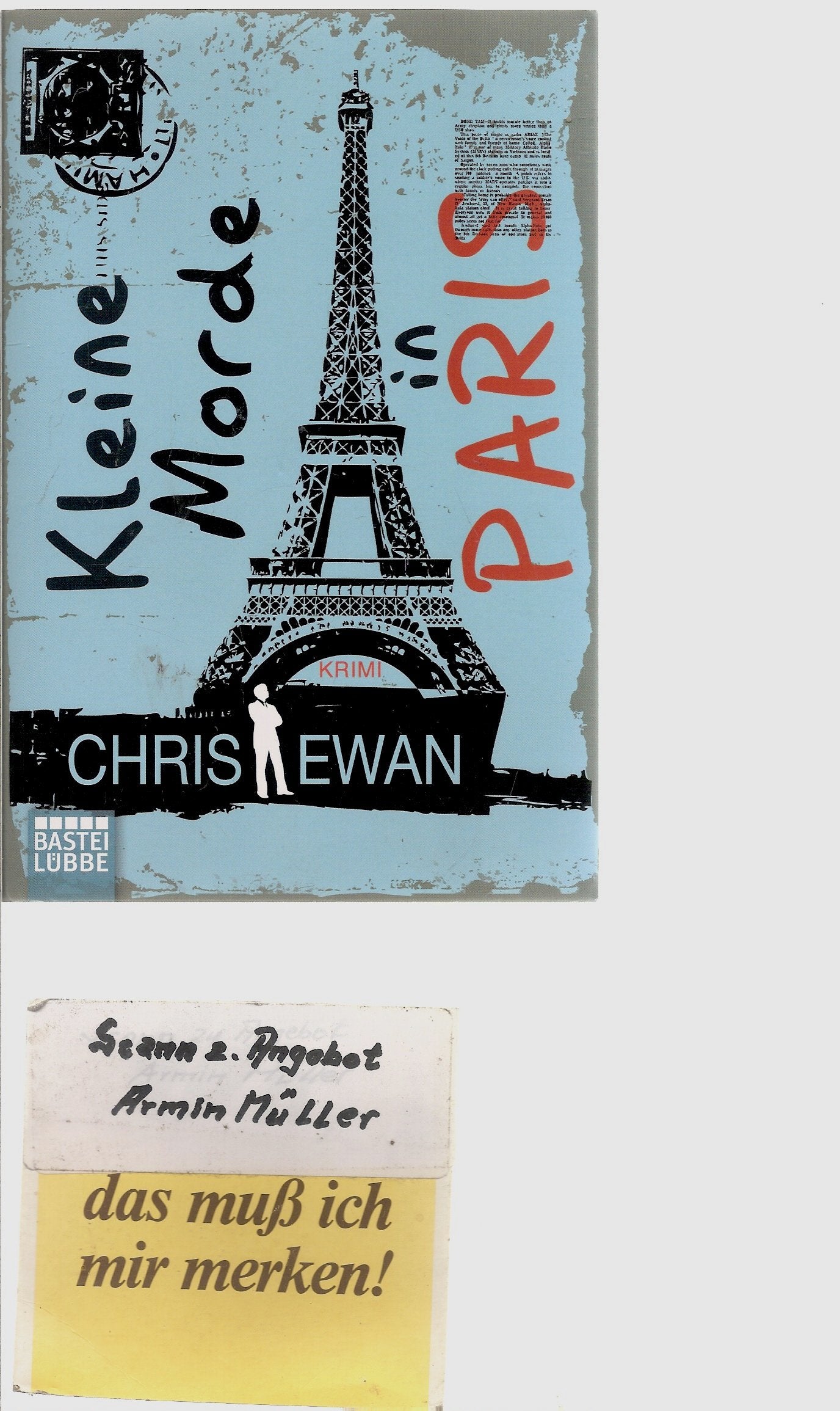 Kleine Morde in Paris: Krimi: Krimi. Deutsche Erstausgabe (Allgemeine Reihe. Bastei Lübbe Taschenbücher) Contemporary literature Books