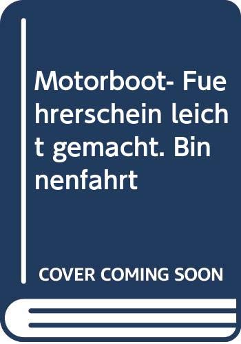 Product Image: Motorboot- Führerschein leicht gemacht. Binnenfahrt