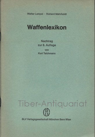 Waffenlexikon für Jäger und Schützen. Nachtrag zur 8. Auflage Books