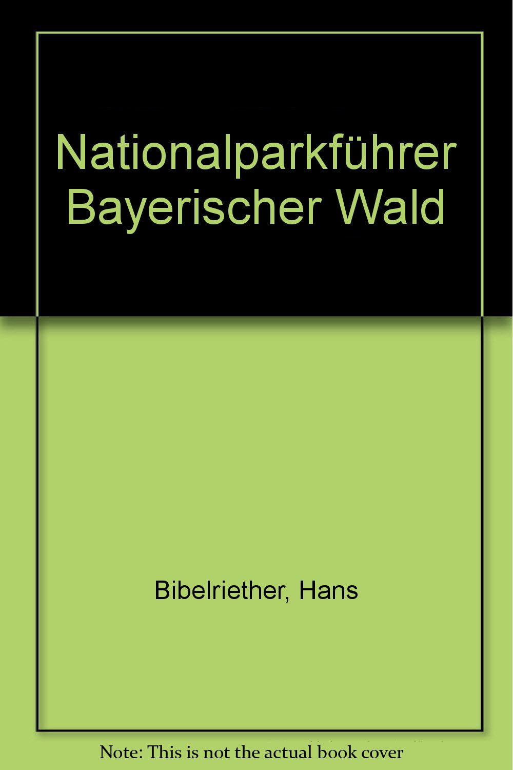 Product Image: Nationalparkführer Bayerischer Wald