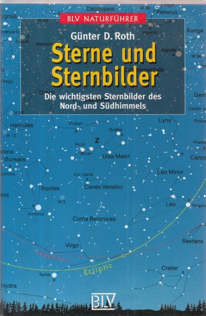 Sterne und Sternbilder. Die wichtigsten Sternbilder des Nord- und Südhimmels Natural Sciences