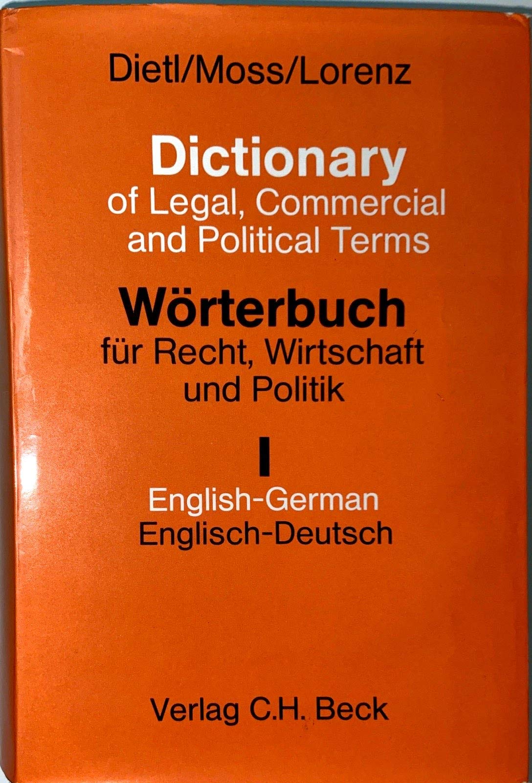 Dictionary of Legal, Commercial and Political Term Foreign Languages ​​& Dictionaries