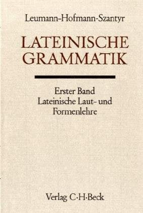 Handbuch der Altertumswissenschaft, Bd.2/1, Lateinische Grammatik: Lateinische Lautlehre und Formenlehre Social Sciences