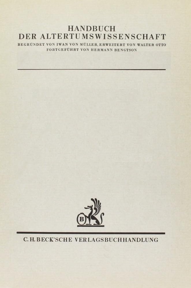 Die hochsprachliche profane Literatur der Byzantiner Teilbd. 1: Philosophie, Rhetorik, Epistolographie, Geschichtsschreibung, Geographie Philosophy