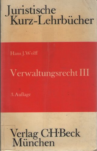 Verwaltungsrecht III Law
