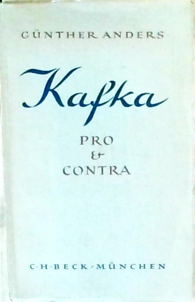 Kafka, pro und contra. Die Prozeß- Unterlagen. Professional & Reference Books