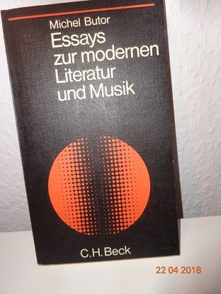 Essays zur modernen Literatur und Musik. Books