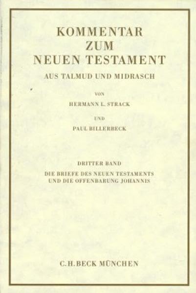 Kommentar zum Neuen Testament, 6 Bde., Bd.3, Die Briefe des Neuen Testaments und die Offenbarung Johannis Philosophy