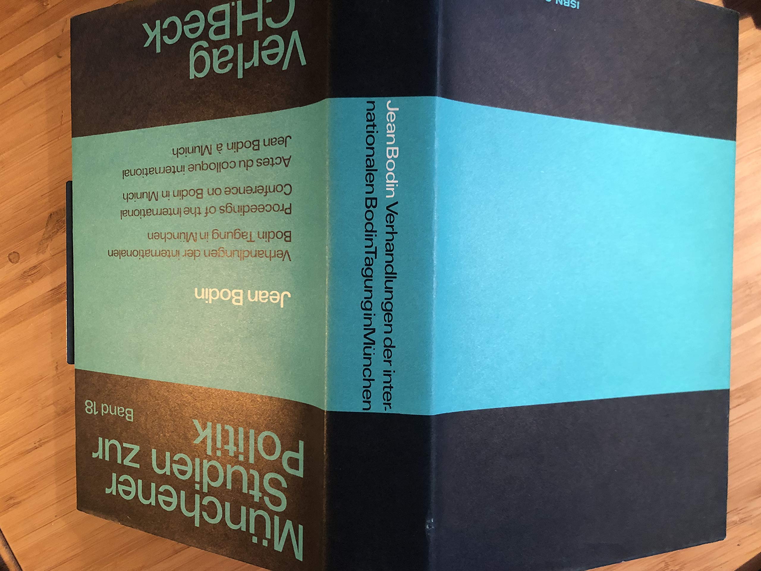 Jean Bodin - Verhandlungen der internationalen Bodin Tagung in München Philosophy
