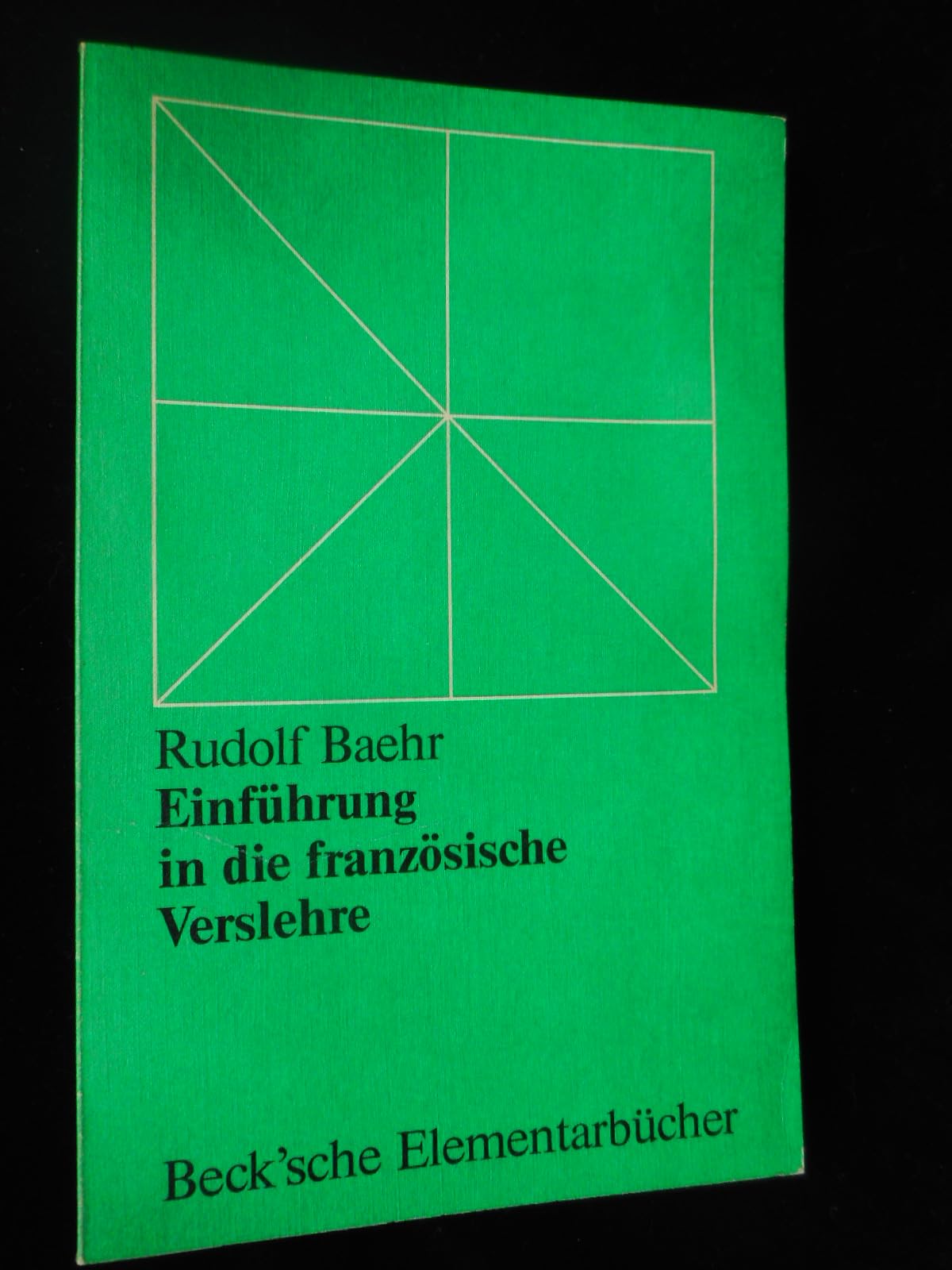 Einführung in die französischen Verslehre Professional & Reference Books