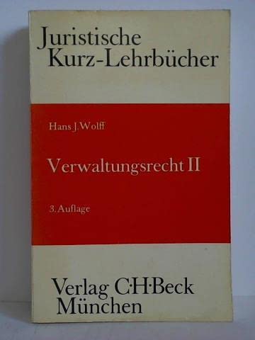 Product Image: Verwaltungsrecht II. 3. Auflage,