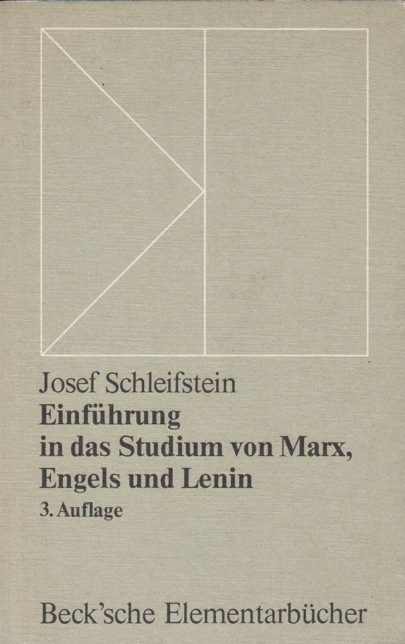 Einführung in das Studium von Marx, Engels und Lenin Memories
