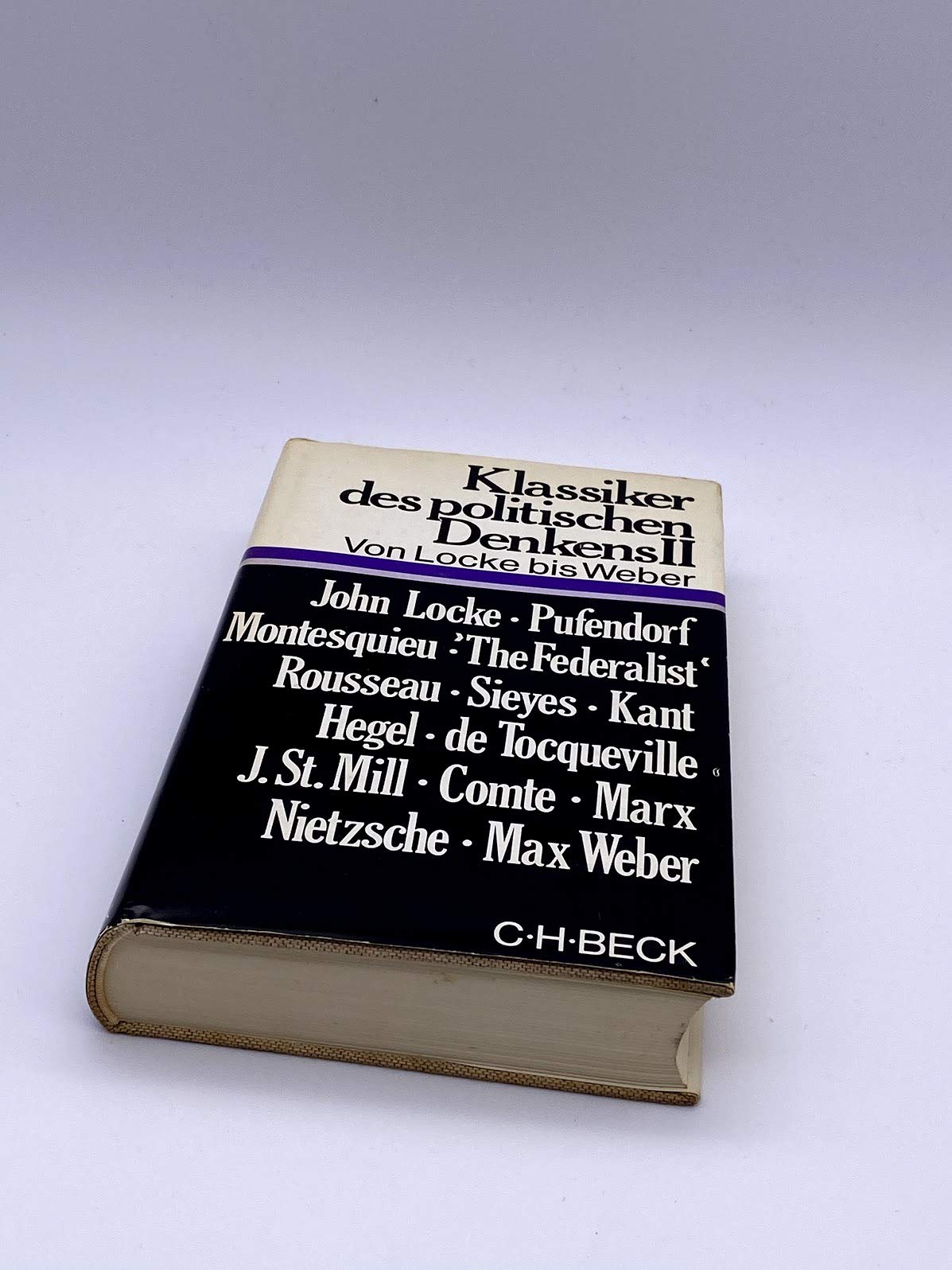 Klassiker des politischen Denkens. Books