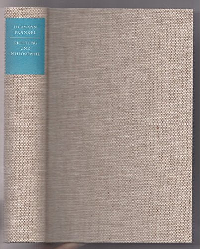 Dichtung und Philosophie des frühen Griechentums. Books