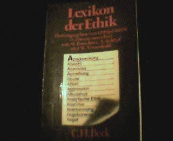 Lexikon der Ethik. Books