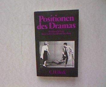 Positionen des Dramas. Analysen und Theorien zur deutschen Gegenwartsliteratur Professional & Reference Books