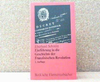 Einführung in die Geschichte der Französischen Revolution Professional & Reference Books