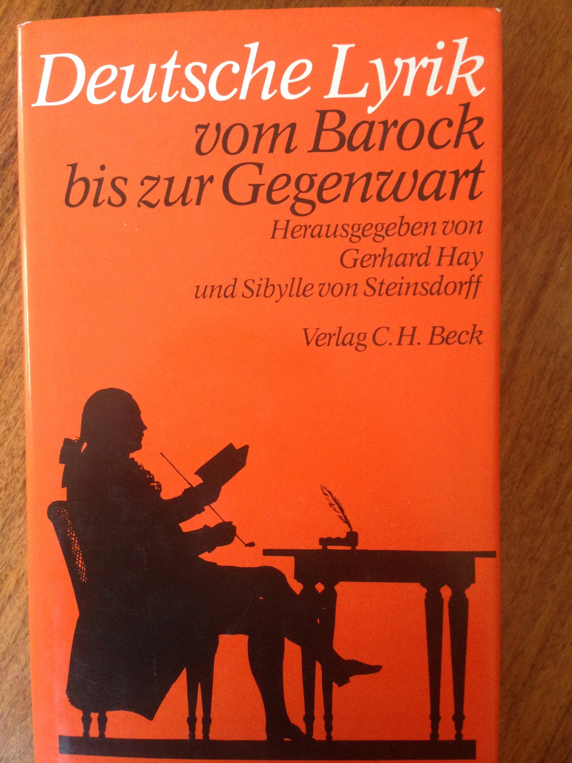 Deutsche Lyrik vom Barock bis zur Gegenwart Politics & History