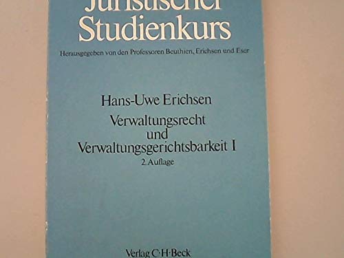 Verwaltungsrecht und Verwaltungsgerichtsbarkeit Bd. I Law