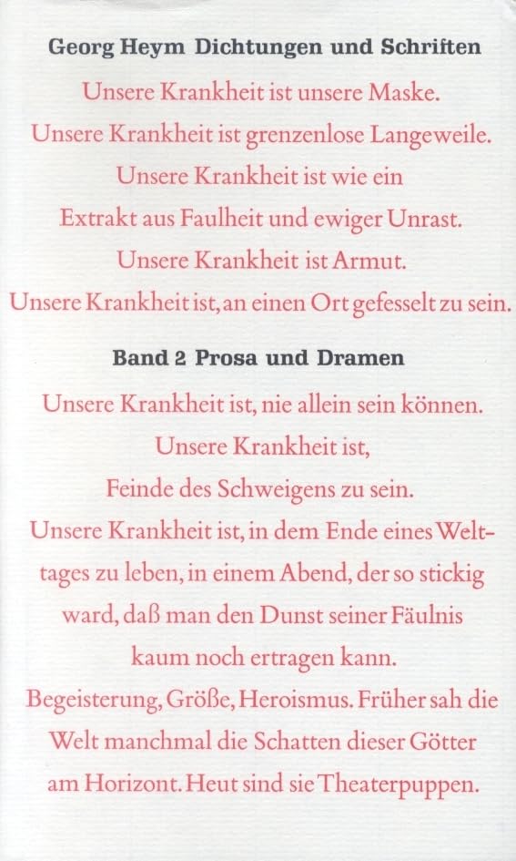 Dichtungen und Schriften, 4 Bde., Bd.2, Prosa und Dramen Contemporary literature