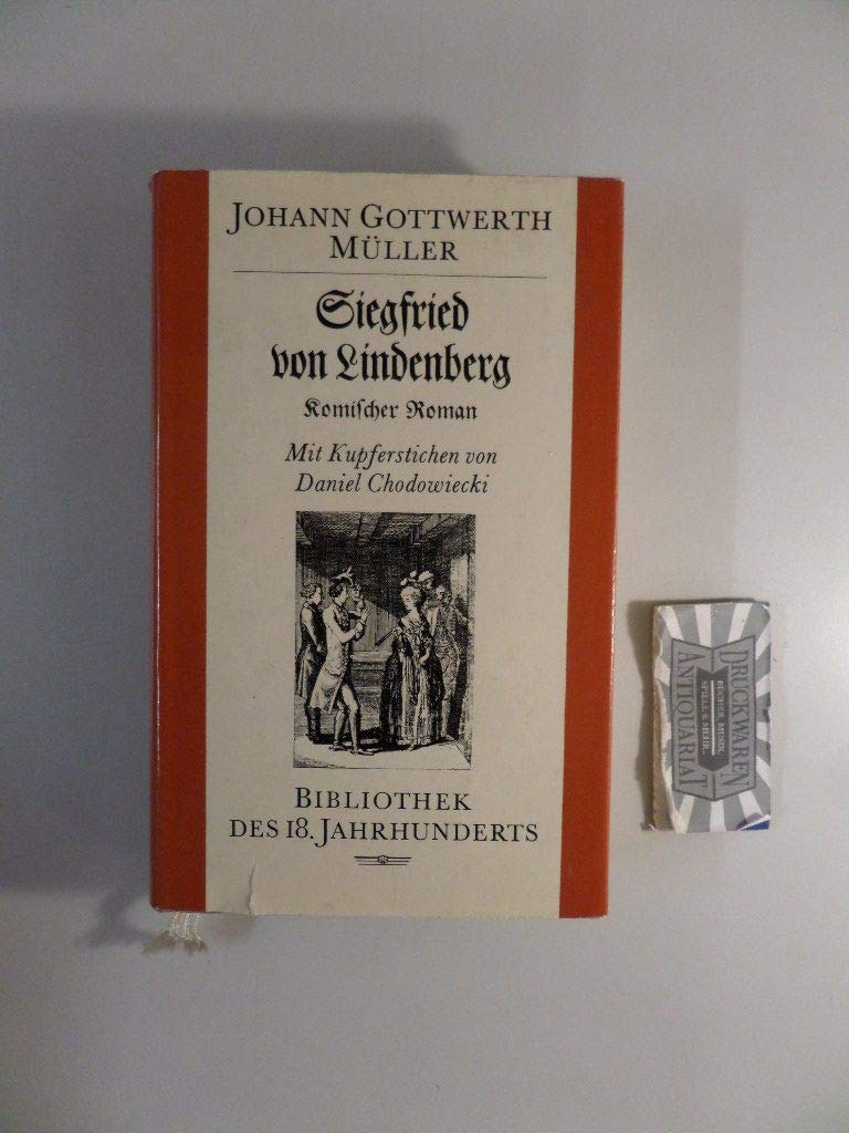 Siegfried von Lindenberg: Komischer Roman (Bibliothek des 18. Jahrhunderts) Books