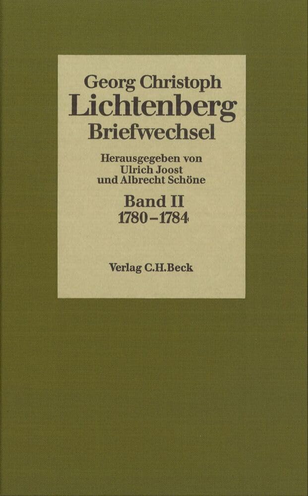 Briefwechsel, 4 Bde., Bd.2, 1780-1784 Essays & Short Stories