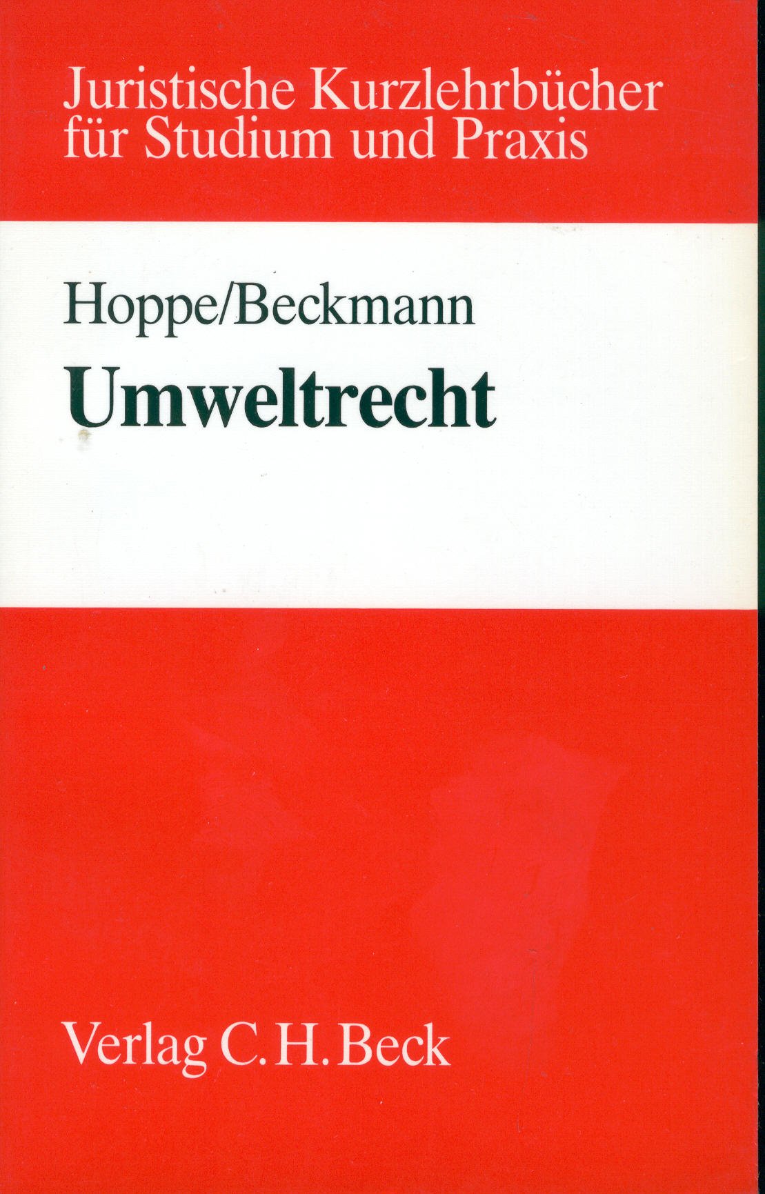 Product Image: Umweltrecht (Studium und Praxis)