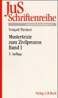Mustertexte zum Zivilprozess / Erkenntnisverfahren erster Instanz Law