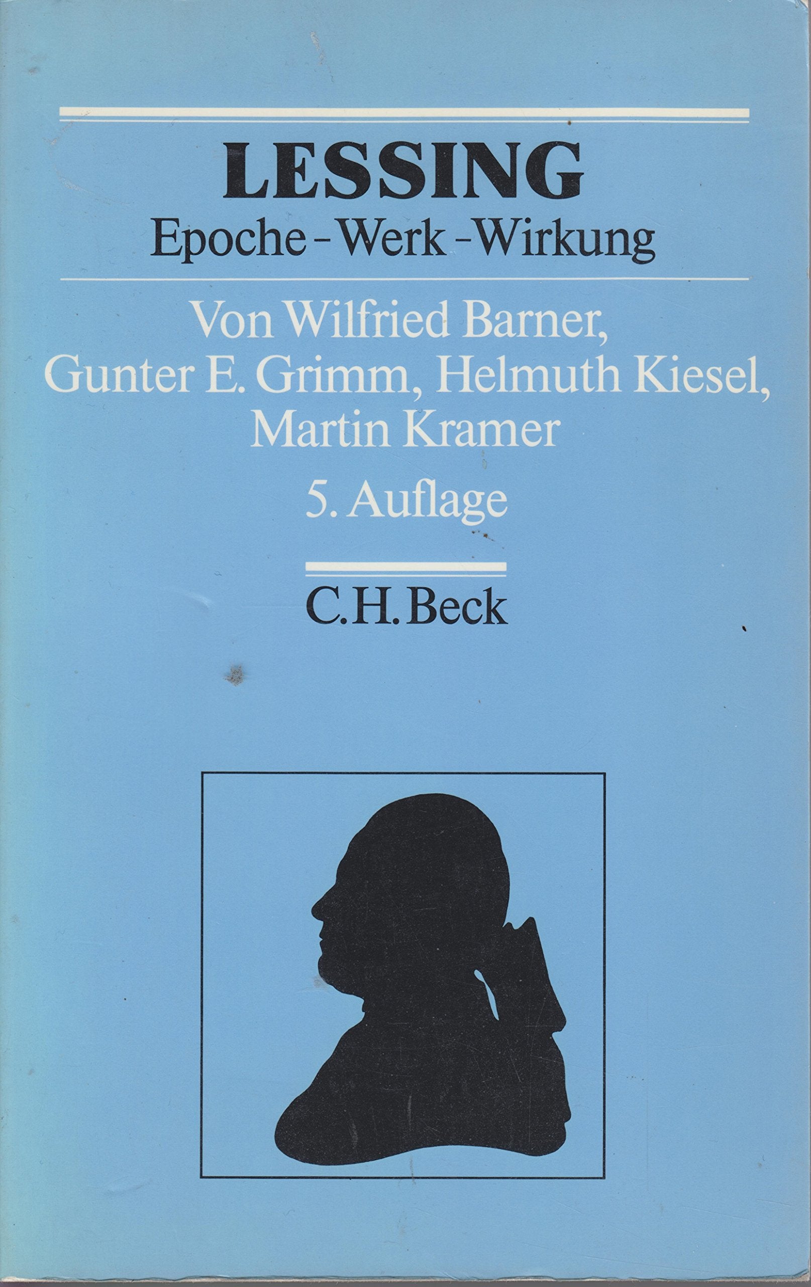 Lessing: Epoche - Werk - Wirkung (Arbeitsbücher zur Literaturgeschichte) Art & Literature