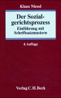 Der Sozialgerichtsprozess: Eine Einführung mit Schriftsatzmustern Books