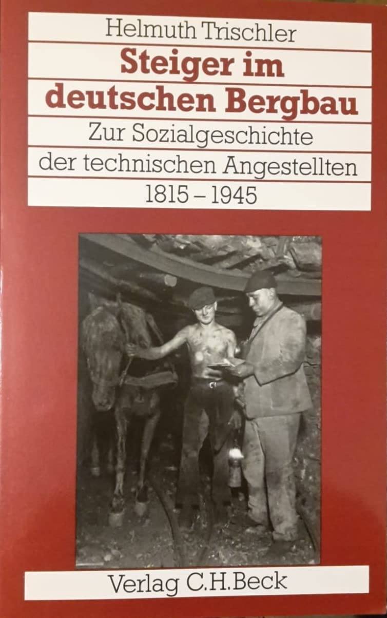 Steiger im deutschen Bergbau. Zur Sozialgeschichte technischer Angestellter 1815 - 1945 Social Sciences