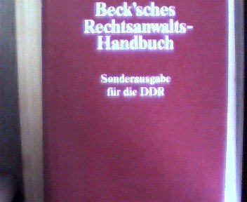 Beck'sches Rechtsanwalts-Handbuch / Beck'sches Rechtsanwalts-Handbuch Books