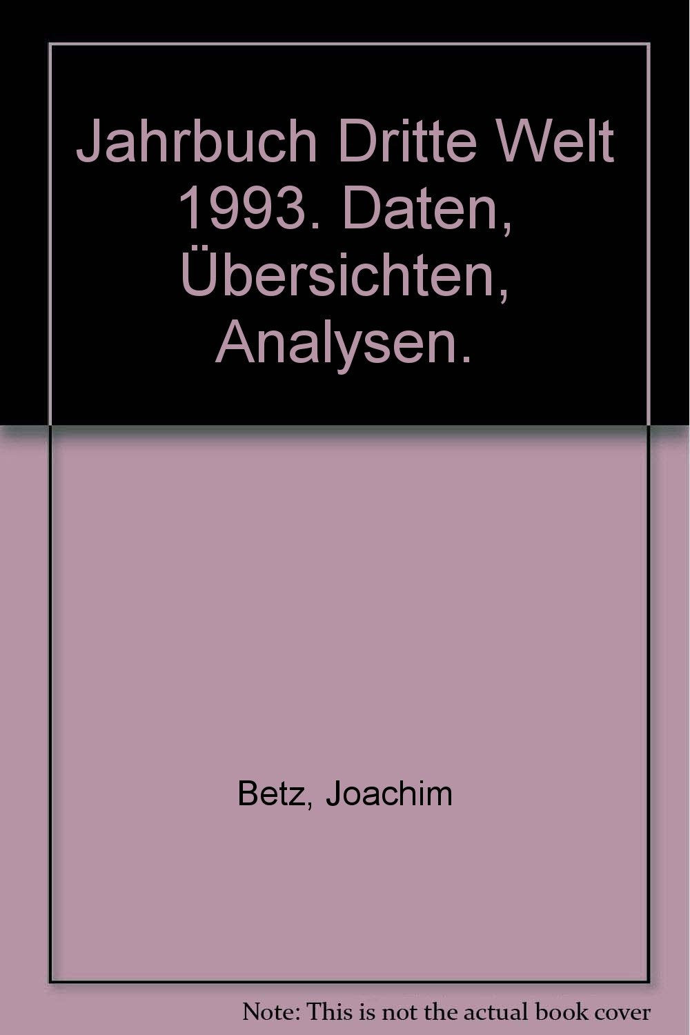 Jahrbuch Dritte Welt: Daten, Übersichten, Analysen (Beck'sche Reihe) Law